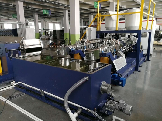 125kgh krullende Garenpp Monofilament Industriële de Gloeidraadextruder van de Uitdrijvingsmachine